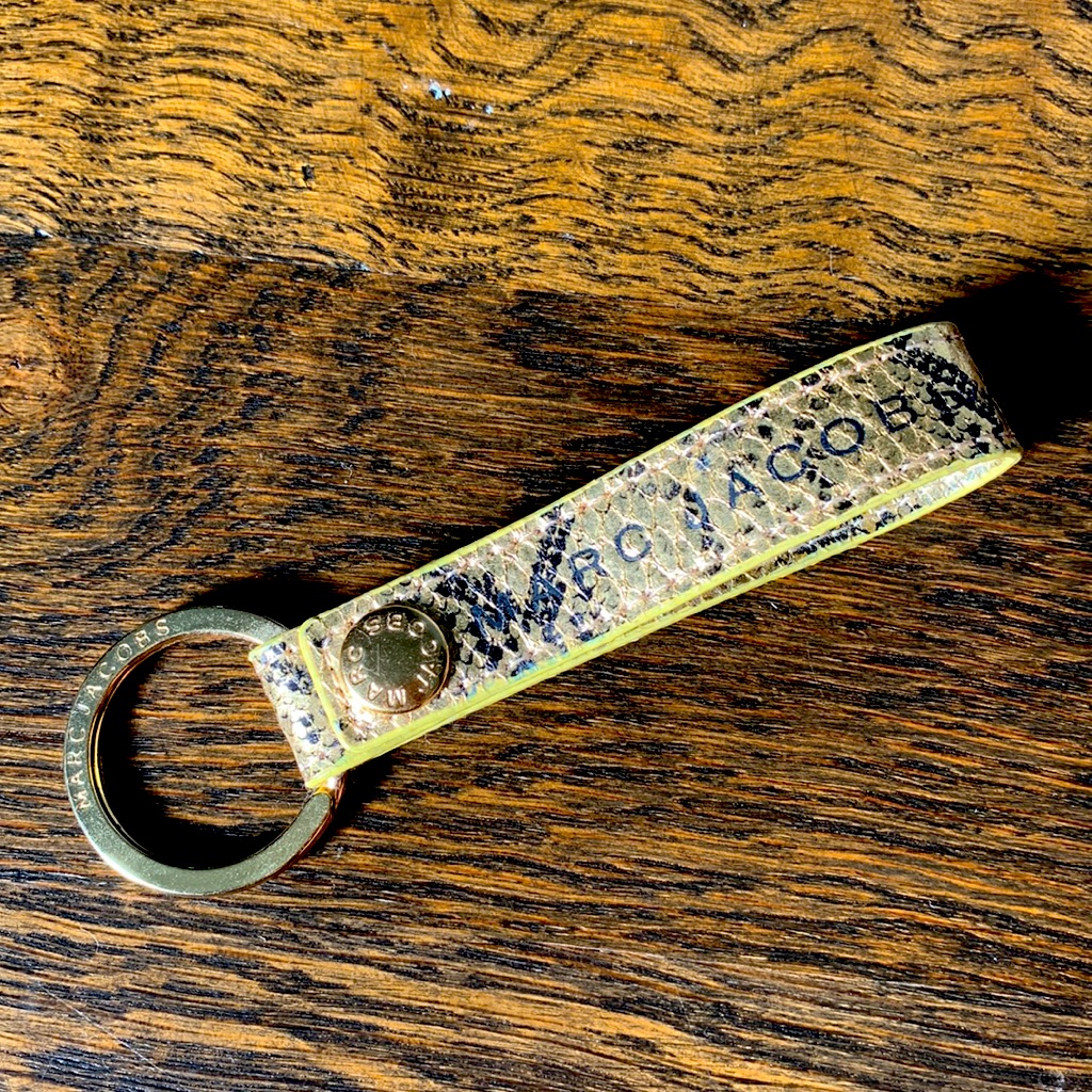 Brand New Marc Jacobs Leather Keychain